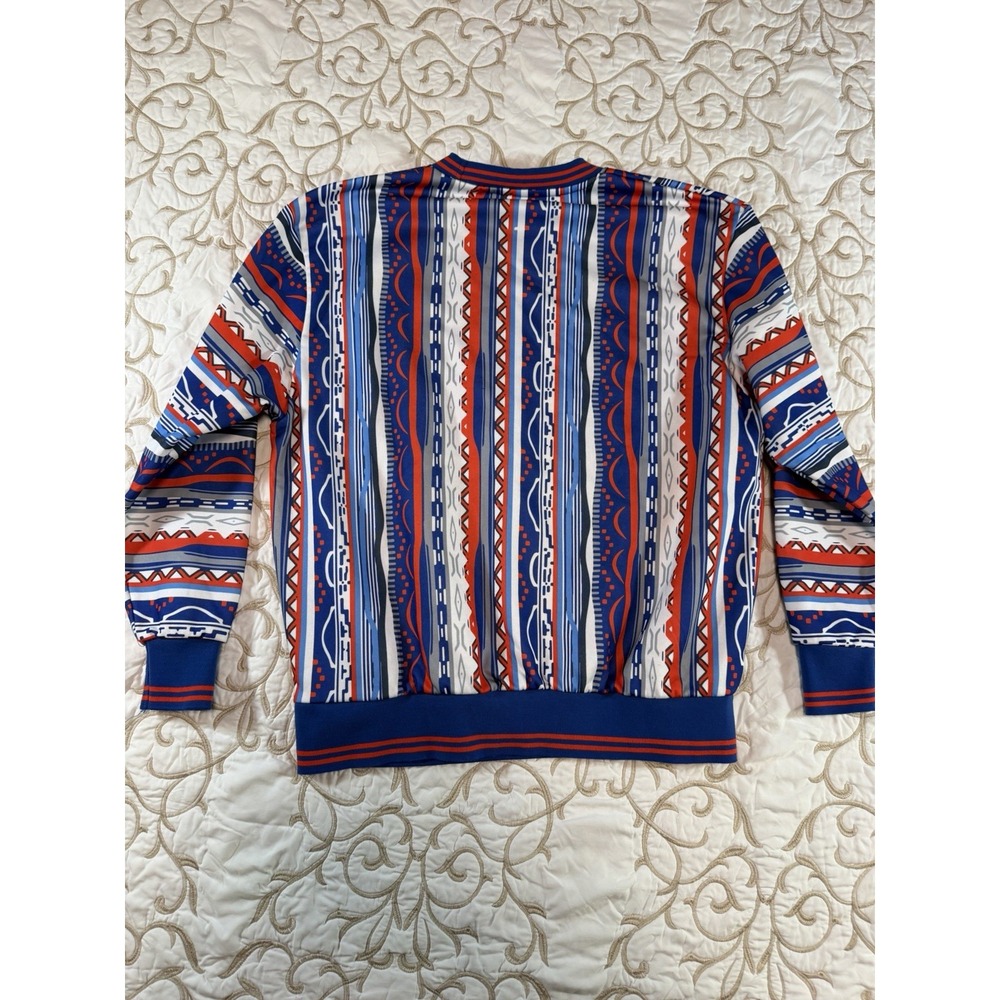 Chicago Cubs Adult XL Vintage Style Coogi Aztec All Over Print Sweatshirt MLB - Picture 7 of 8